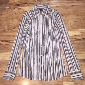 East 5th polyester long sleeve buttondown size M